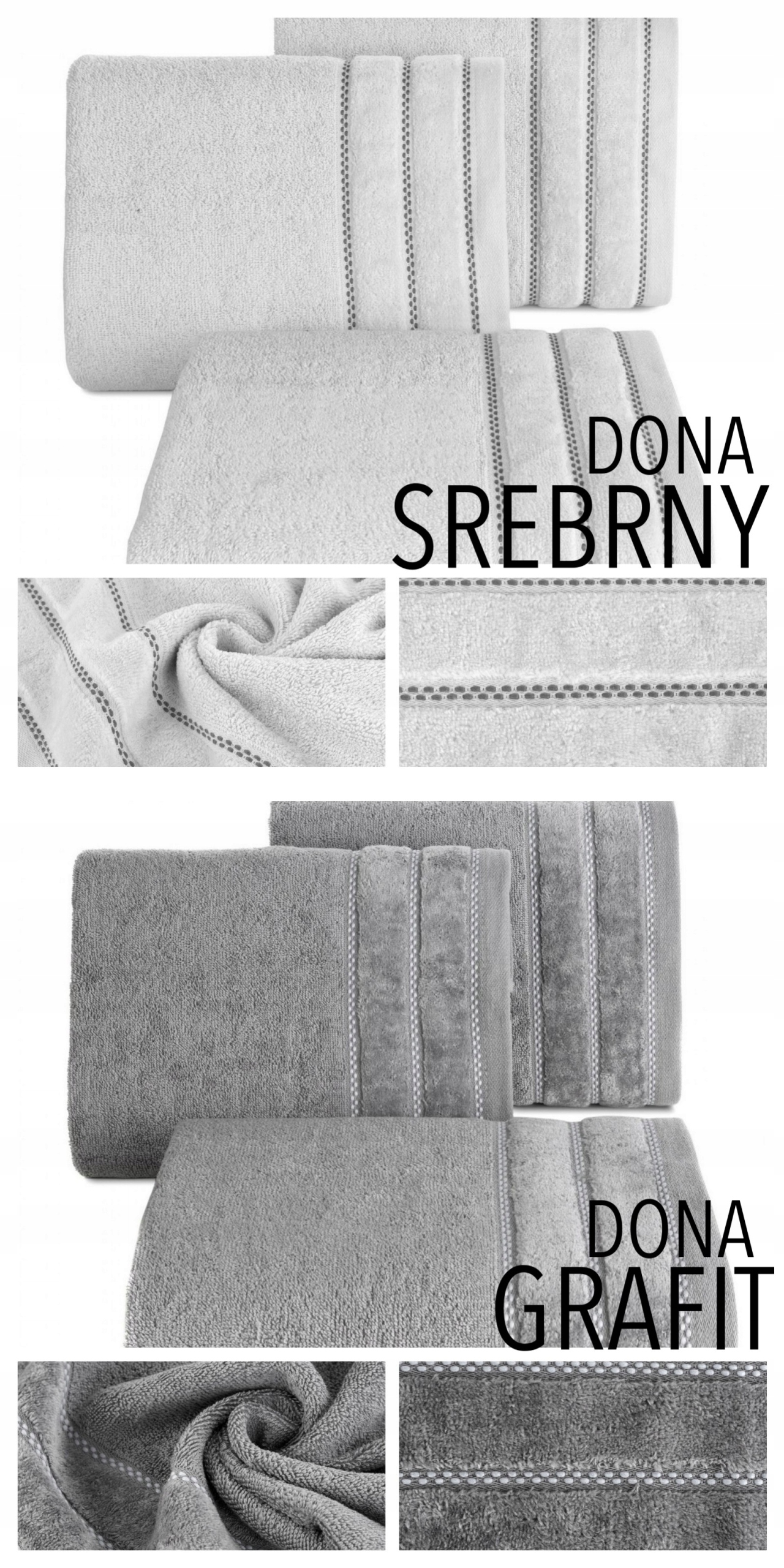 KOMPLET RĘCZNIKÓW KĄPIELOWYCH BAWEŁNA RĘCZNIKI ZESTAW PREMIUM RÓŻNE KOLORY Wymiary ręcznika 50x90cm 70x140cm