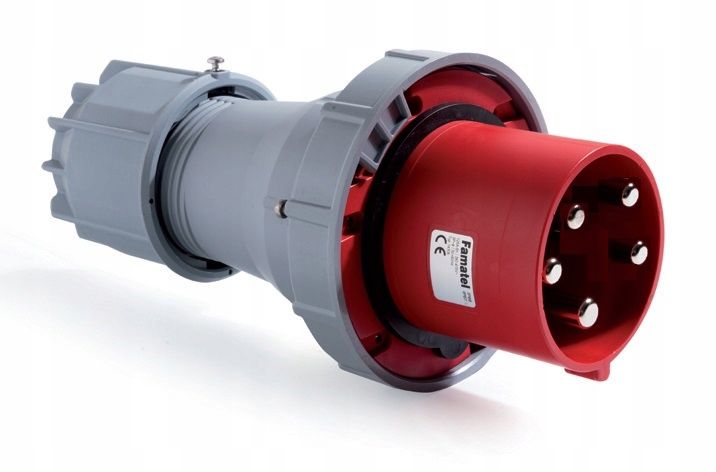 

Wtyczka Przenośna 125A 5P Siłowa 400V IP67 Famatel