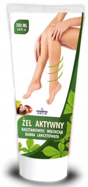

Żel Aktywny Kasztanowiec Miłorząb Babka Lancetowat