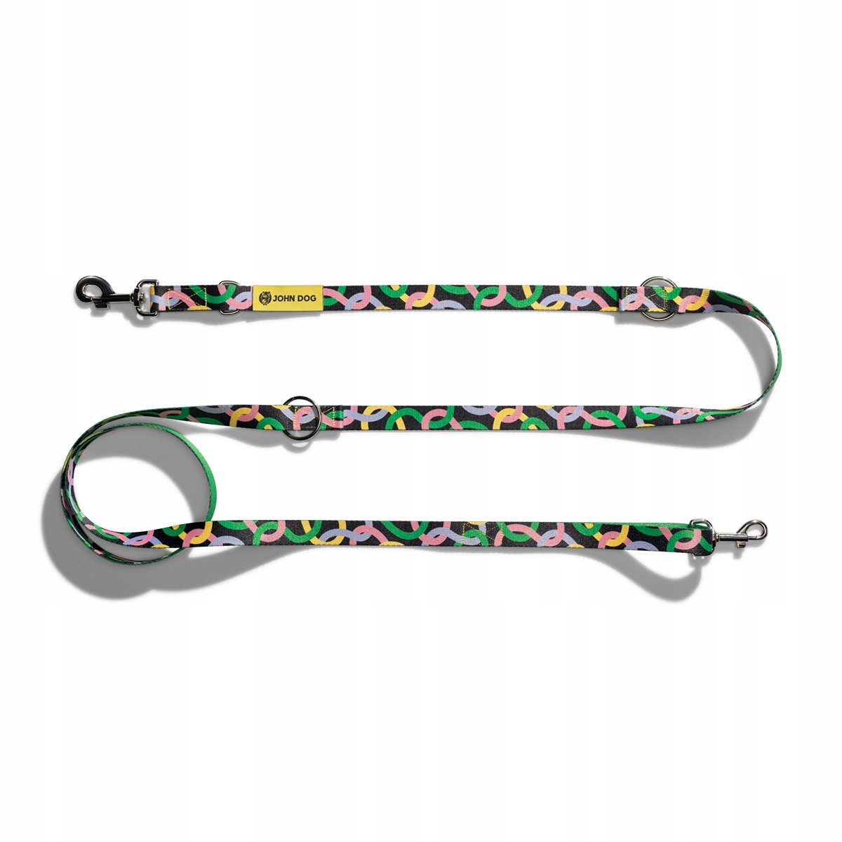 

John Dog Twist smycz przepinana 1,5cm 120-240cm
