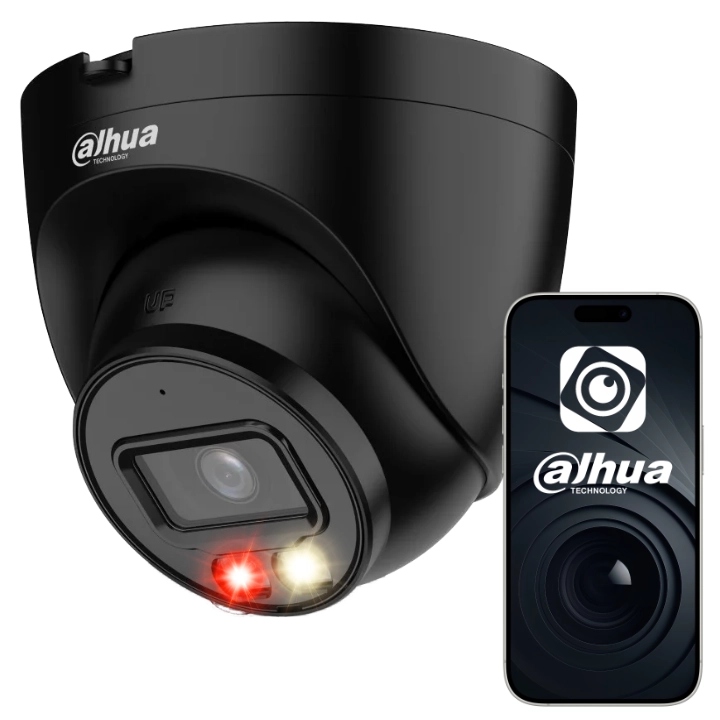 Kamera IPC-HDW1839T-A-IL-0280B-S6 Black 8MPX IR30M Detekcja Dwdr IP67 Dahua