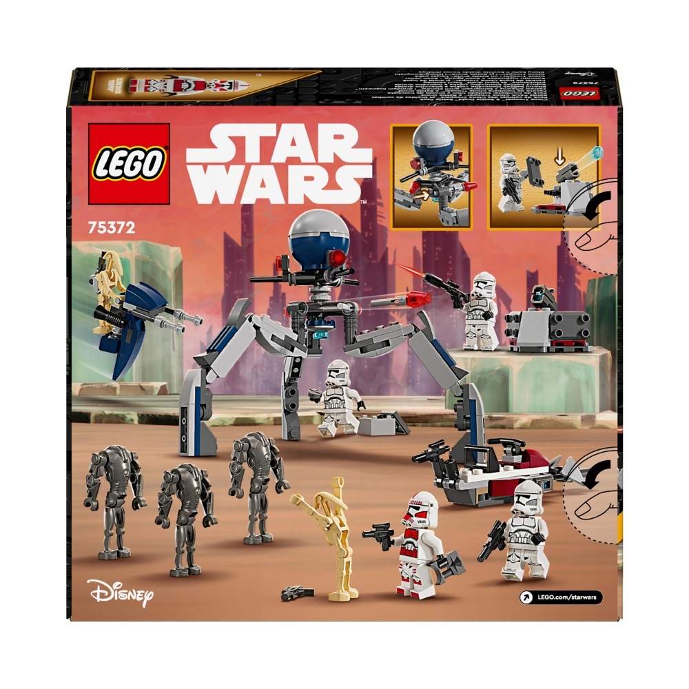 LEGO STAR WARS Żołnierze armii klonów 75372 Płeć chłopcy