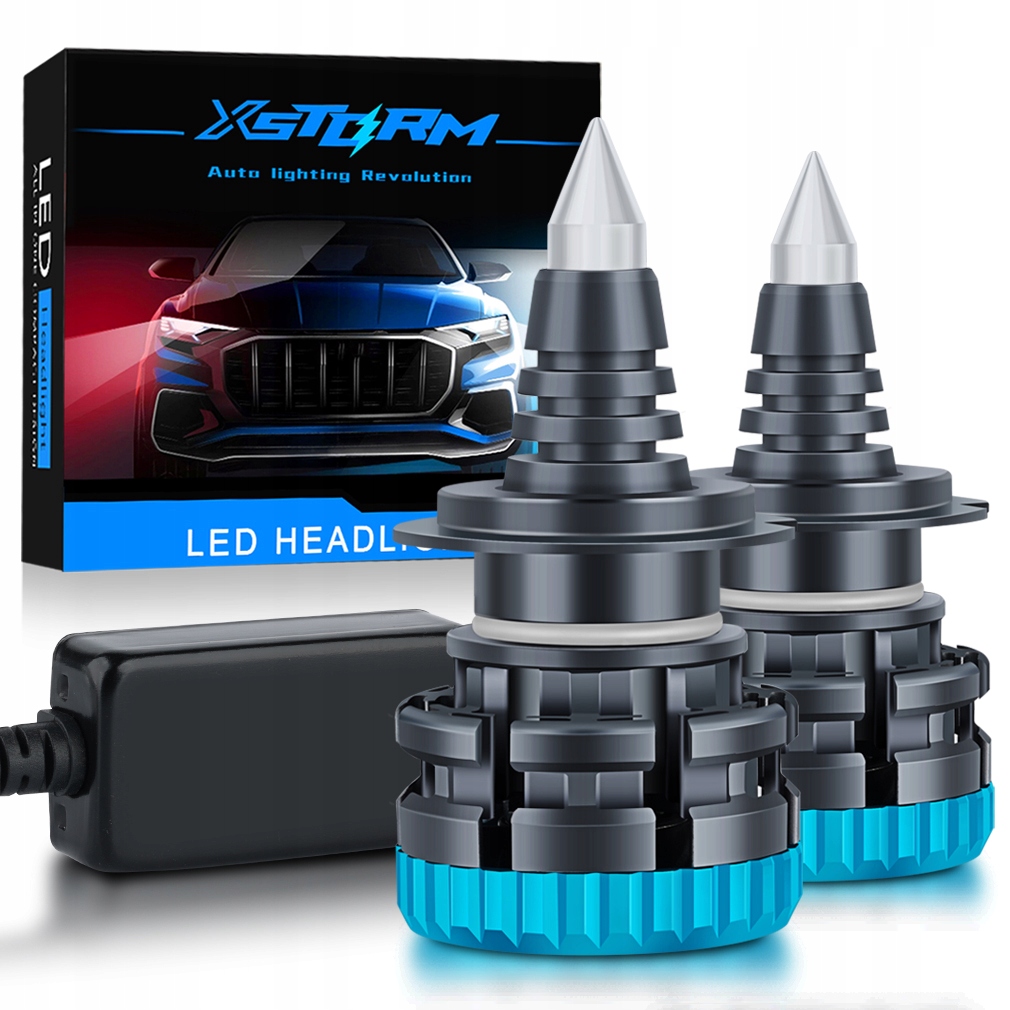 

Żarówki Led H7 Xstorm 360° 26000LM 120W +500% Can