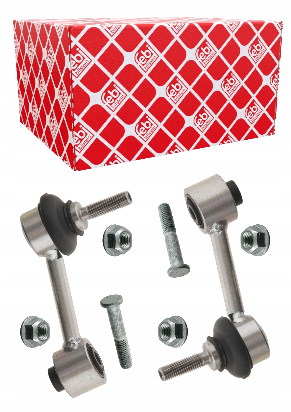 2x FEBI ŁĄCZNIK STABILIZATORA TYŁ VW GOLF PASSAT A3 TOLEDO LEON OCTAVIA 04-