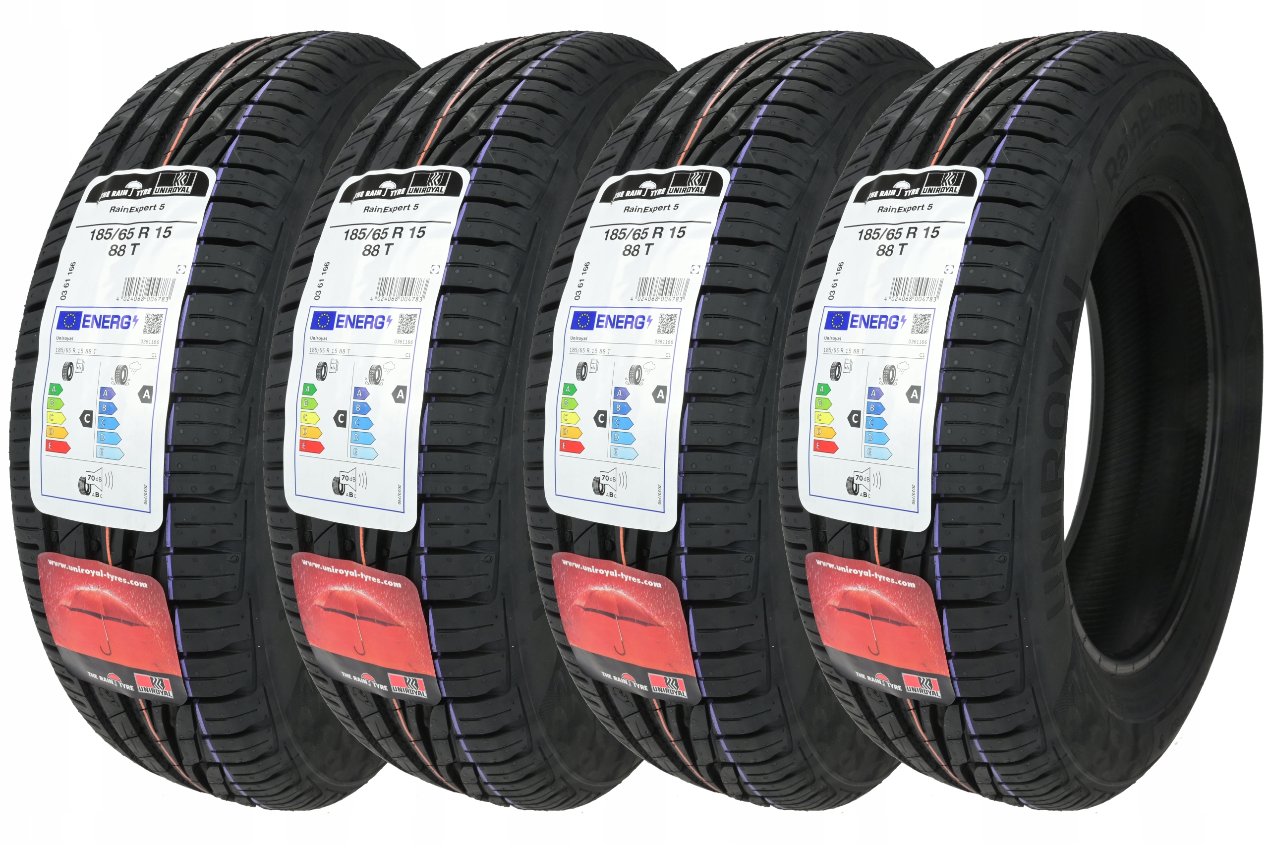 

4 x 185/65R15 88T RainExpert 5 Uniroyal Lato