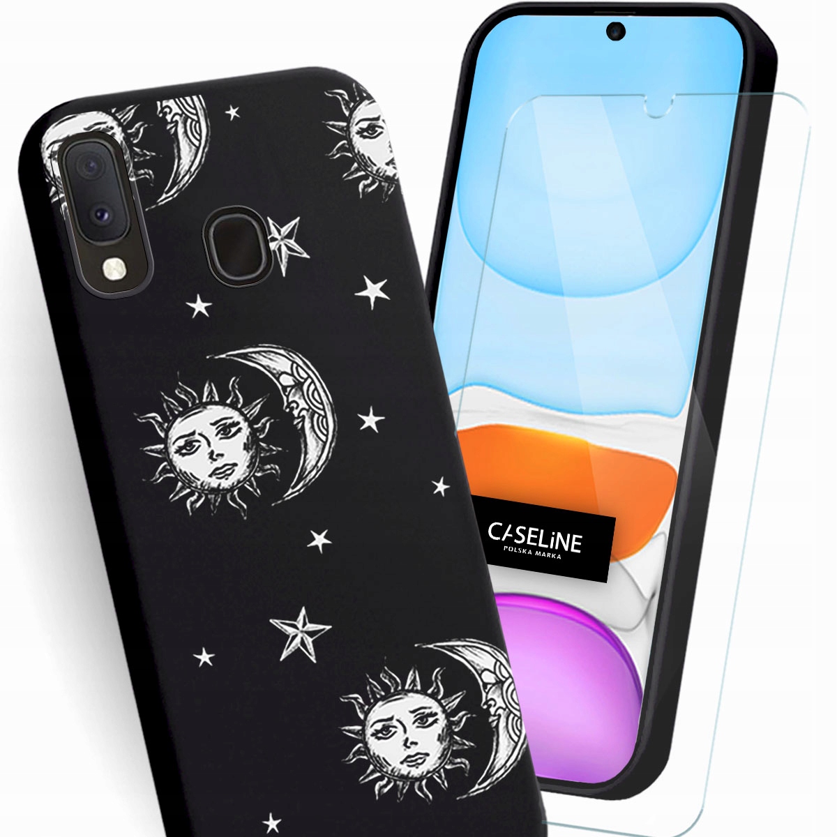 

Etui matowe do Samsung A20E guma Szkło