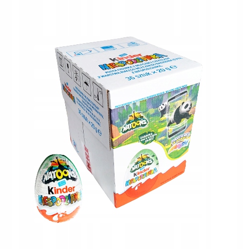 Levně Kinder Natoons Vajíčko S Překvapením 20g x 3 6 Ks