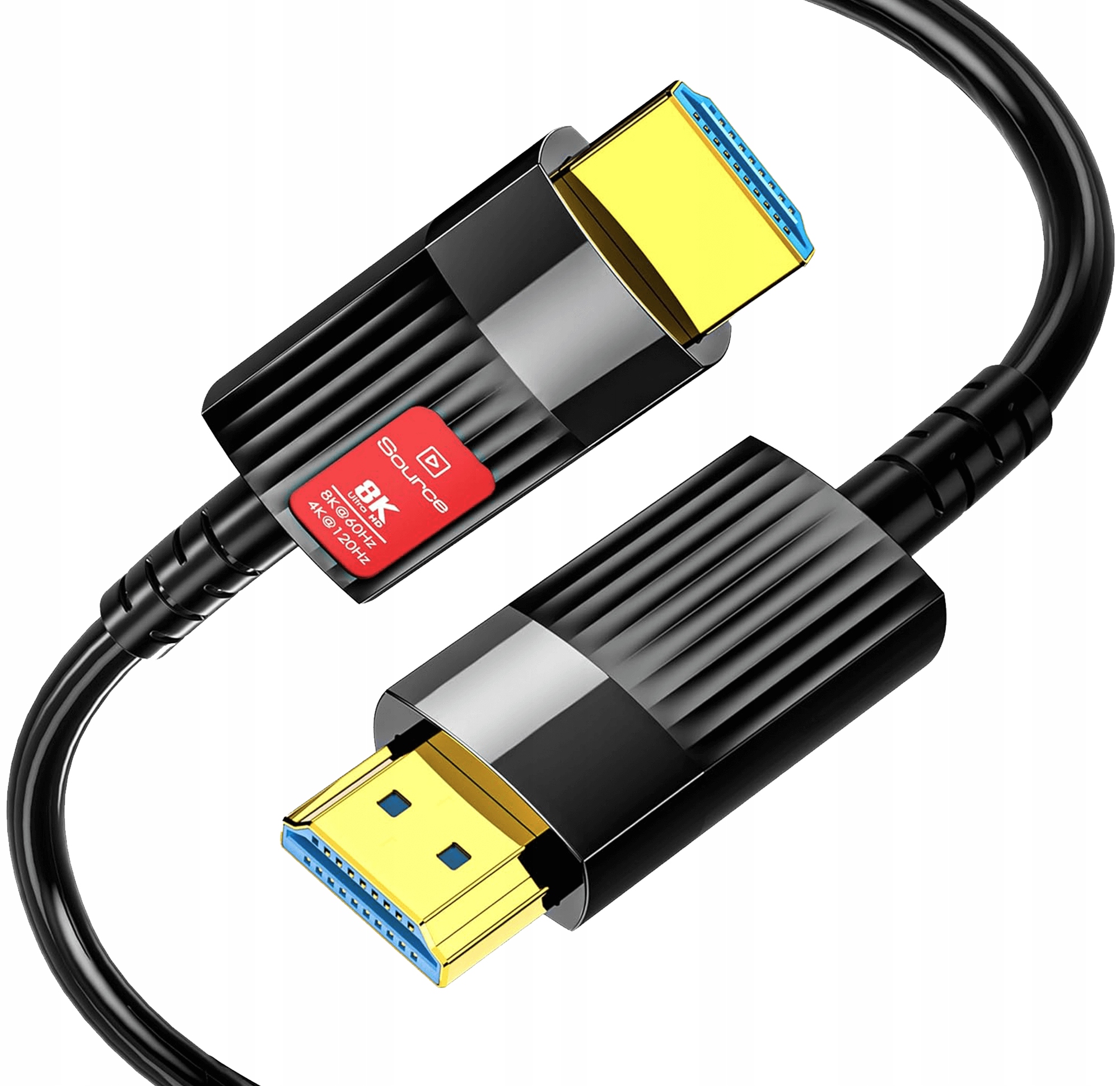Kabel Hdmi 2.1 Optický 8K 4K 144Hz 120Hz Aoc Uhd Optický Hdr 20M