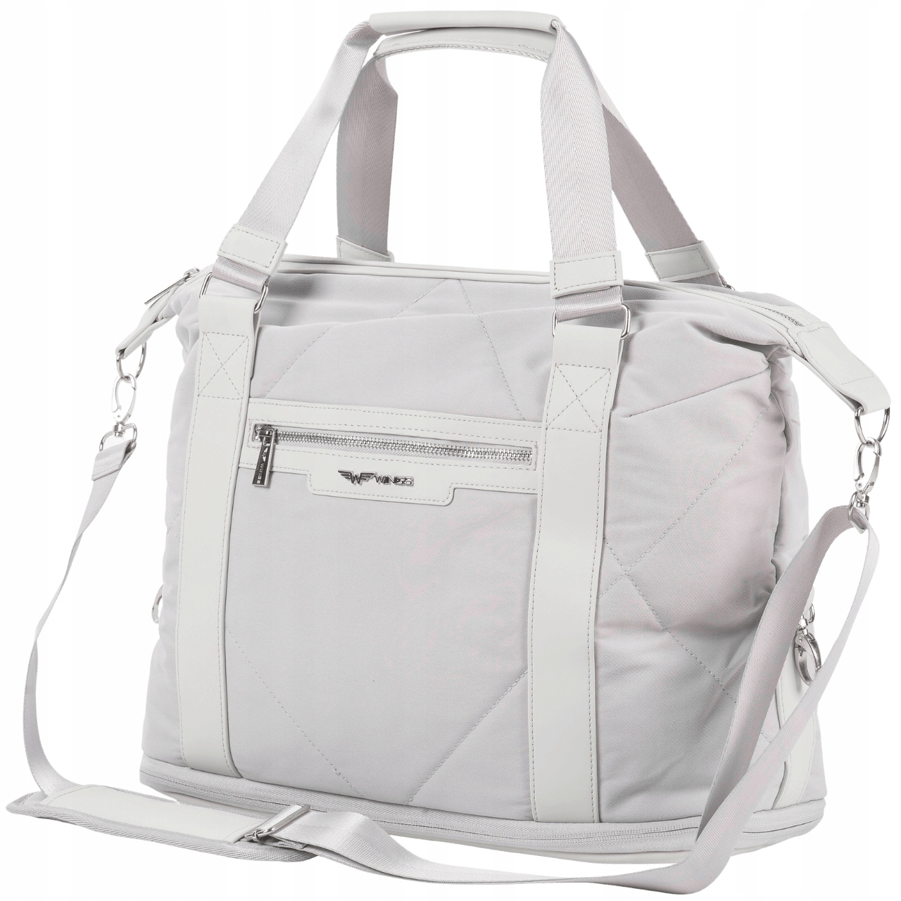 Příruční zavazadlo do letadla Wings Turistická cestovní taška Šedá, prostorná