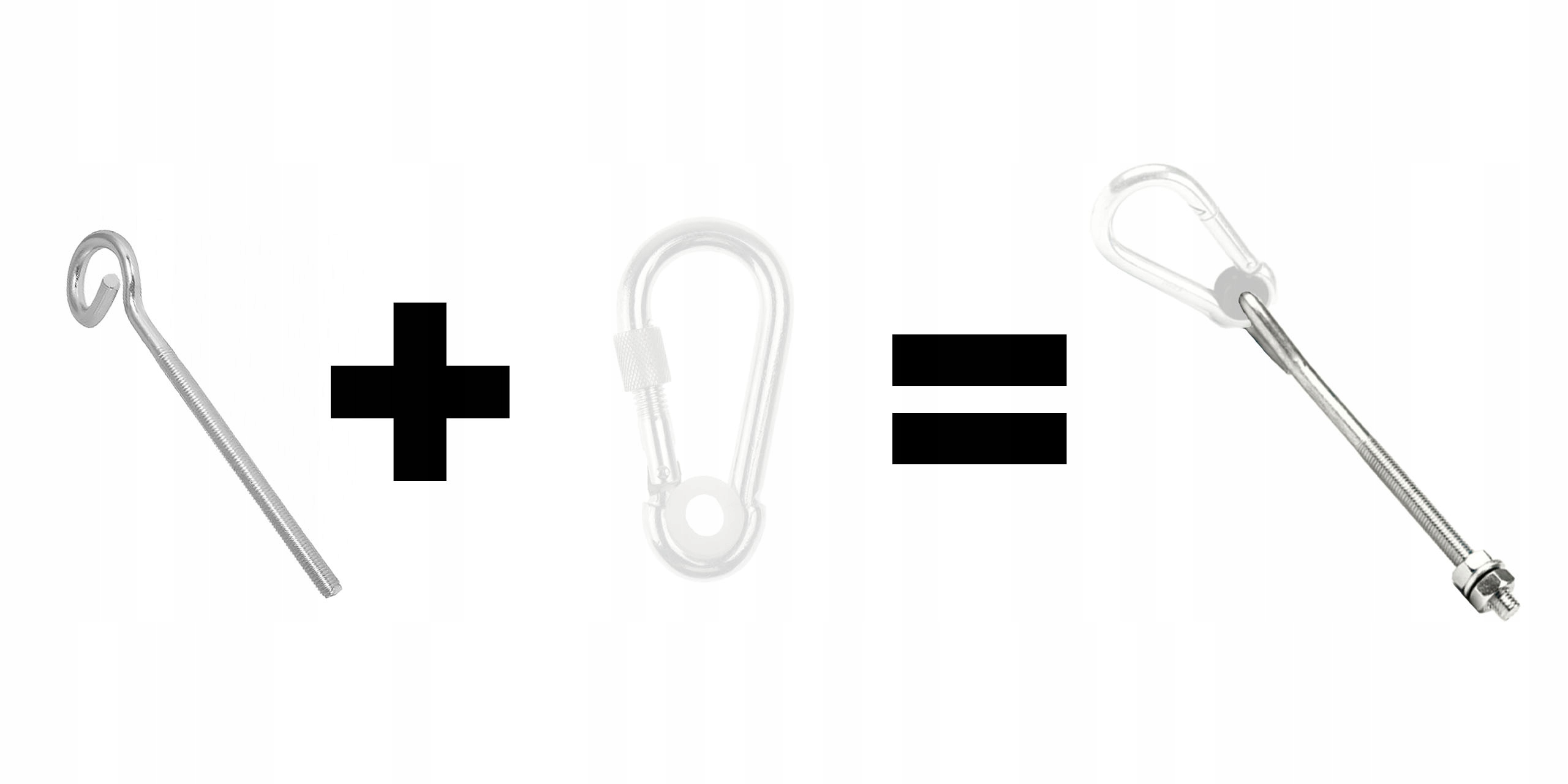 HAK HUŚTAWKOWY DO HUŚTAWKI OCZKOWY M8x160 mm Stan opakowania oryginalne