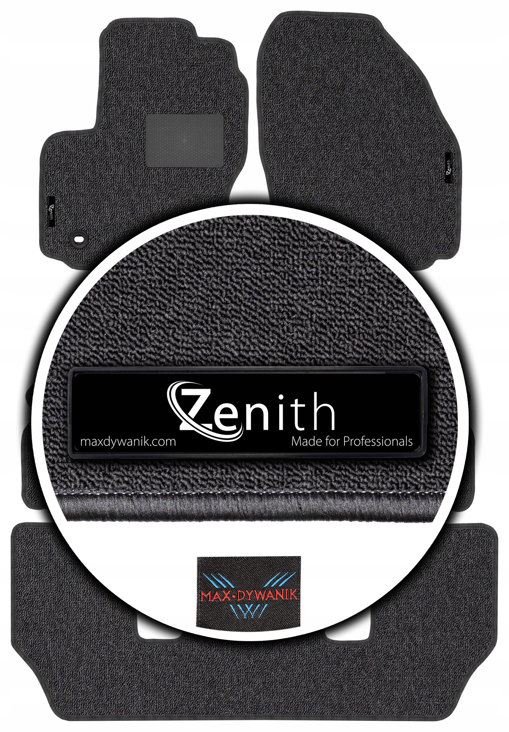 Ford Galaxy II 7os 2006-2010 Koberce do auta Max-dywanik Zenith
