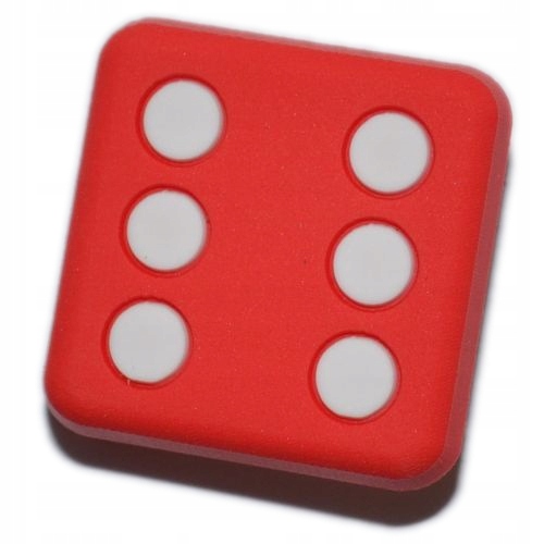 

Pozostałe - Przypinka Crocs - kostka sześć - 3355