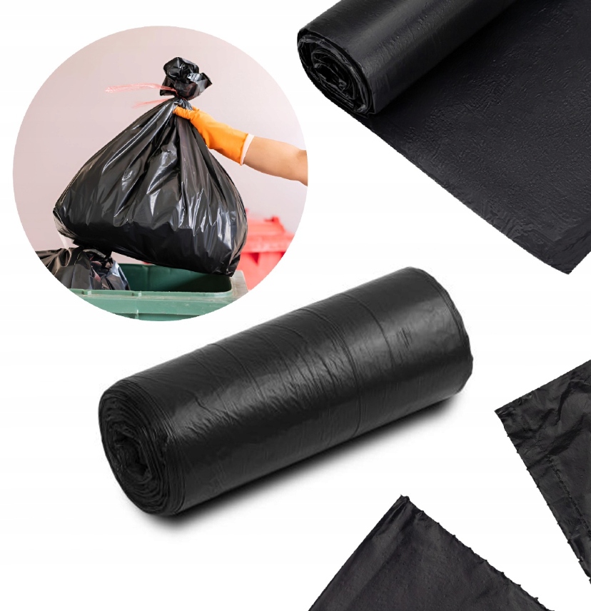 Worki na śmieci uniwersalne Service Pack 60l 10 szt. Kod producenta WNS-3737