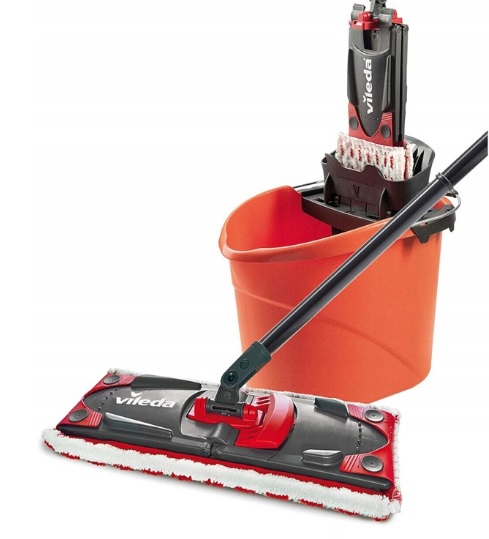 Levně Sada Kbelík a plochý mop Vileda Ultramax Colours