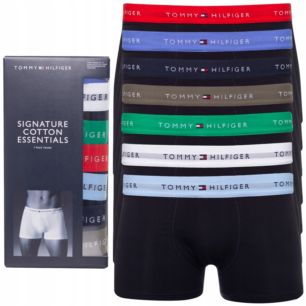 Tommy Hilfiger Pánské Boxerky M Originál 7 Pack UM0UM03413 Luxury Dárek