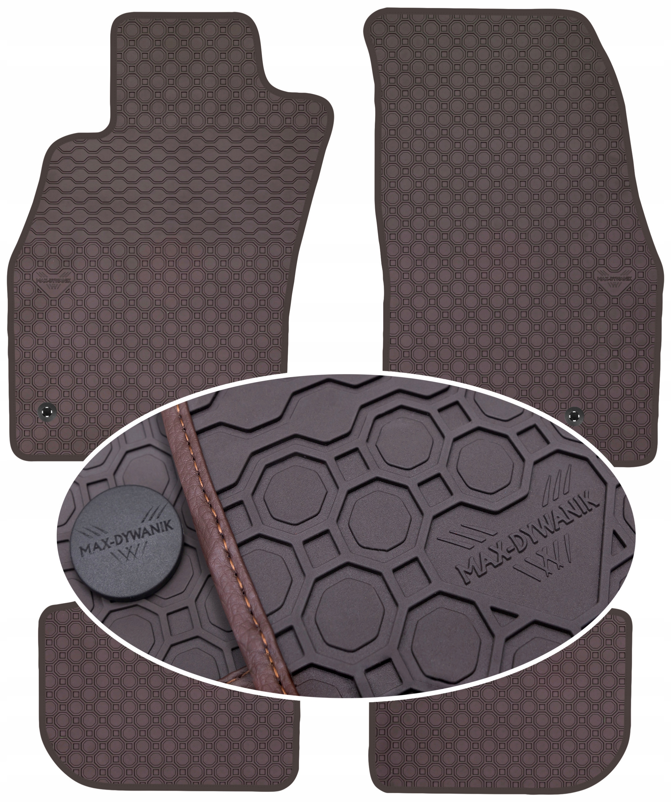 Alfa Romeo Mito Hb 2008-2018 Koberce Hnedé