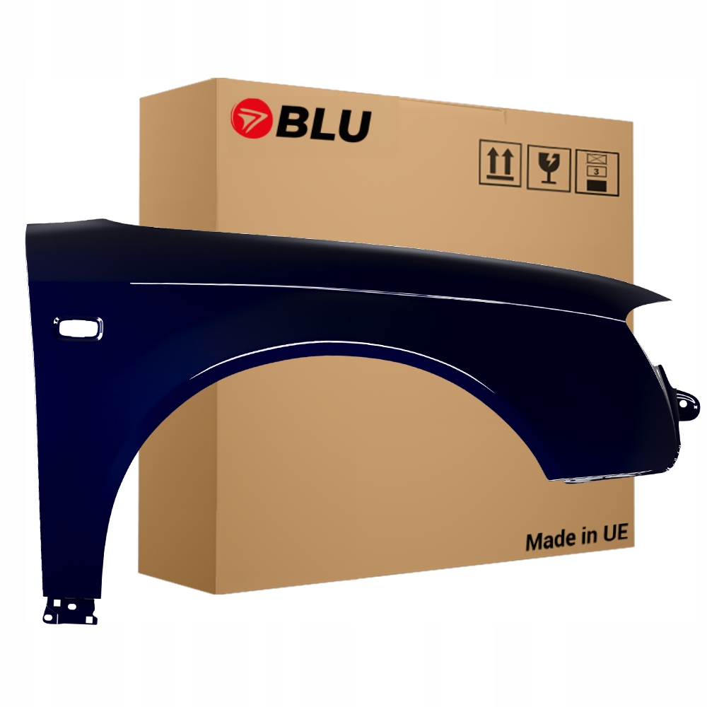 Blu Blatník Audi A4 B7 LZ5L pravý modrý 04-08 přední Pozink MingBlau