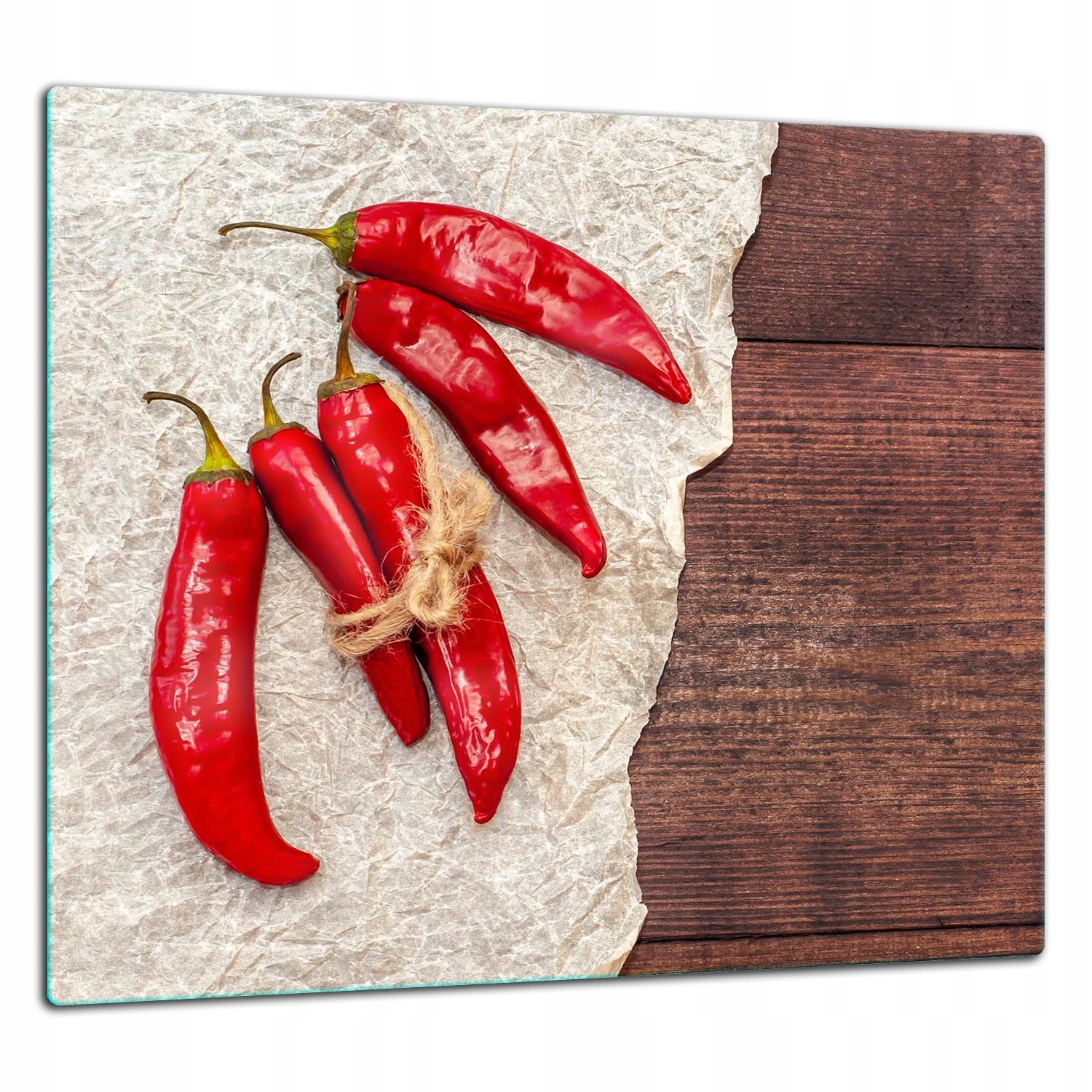 Skleněná Ochranná Deska Panel Lepidlo 65x60 Paprika Lacobel 7v1