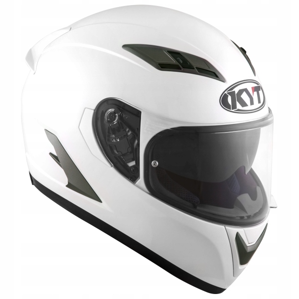 Kask Motocyklowy KYT FALCON 2 perłowy biały - L Typ Integralne / Pełne