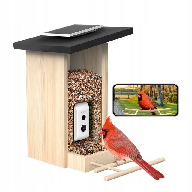 Birdfy Feeder Ebony Le – krmítko pro ptáky s kamerou