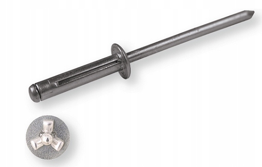 Rozvětvené nýty s hříbkovou hlavou 4,8 x 21 mm 100 ks