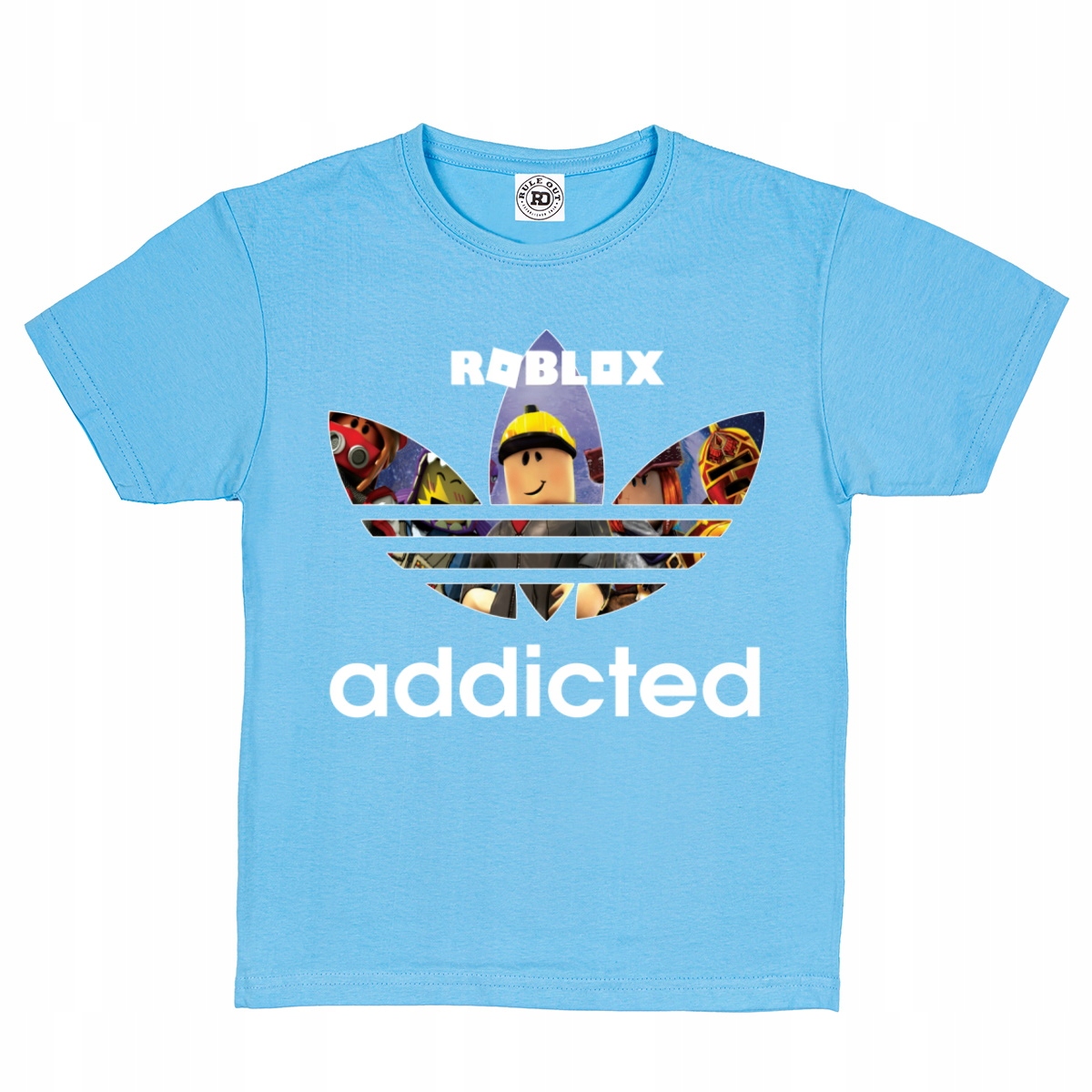 

Dziecięca Koszulka Z Nadrukiem Roblox Addicted