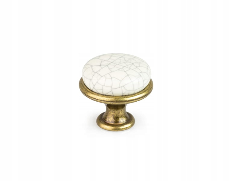 

Gałka Meblowa Porcelana Pękana Stare Złoto GM-390