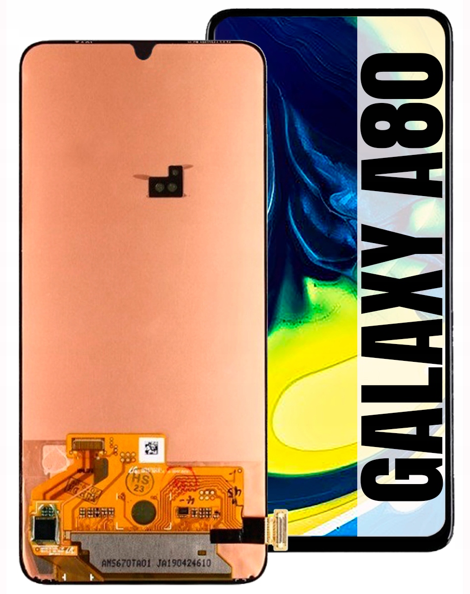 Displej Pro Samsung Galaxy A80 A805 A805F Oled Plný (full) LCD Displej