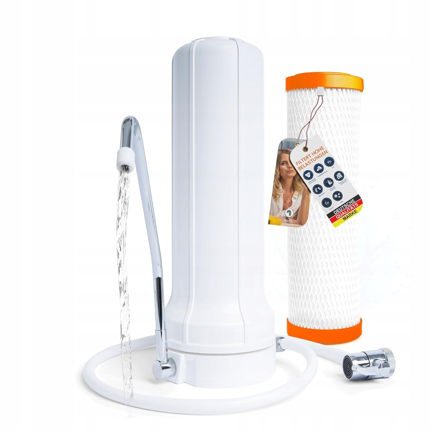 Kuchyňský vodní filtr Countertop Simply s mikrofiltrací odstraňuje bakterie