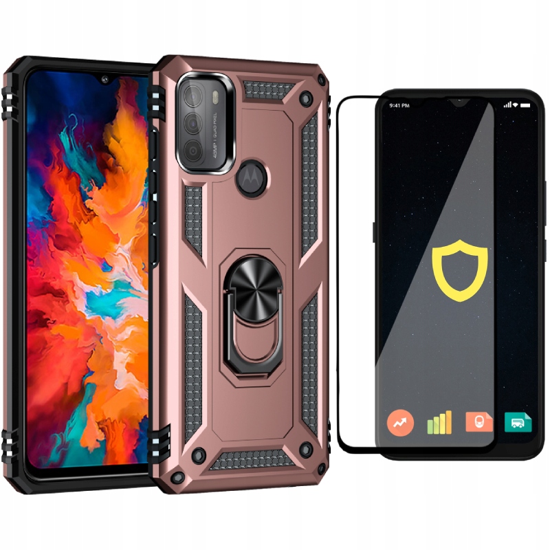 

Etui Case Pancerne Ring Nx Do Moto G50 Szkło