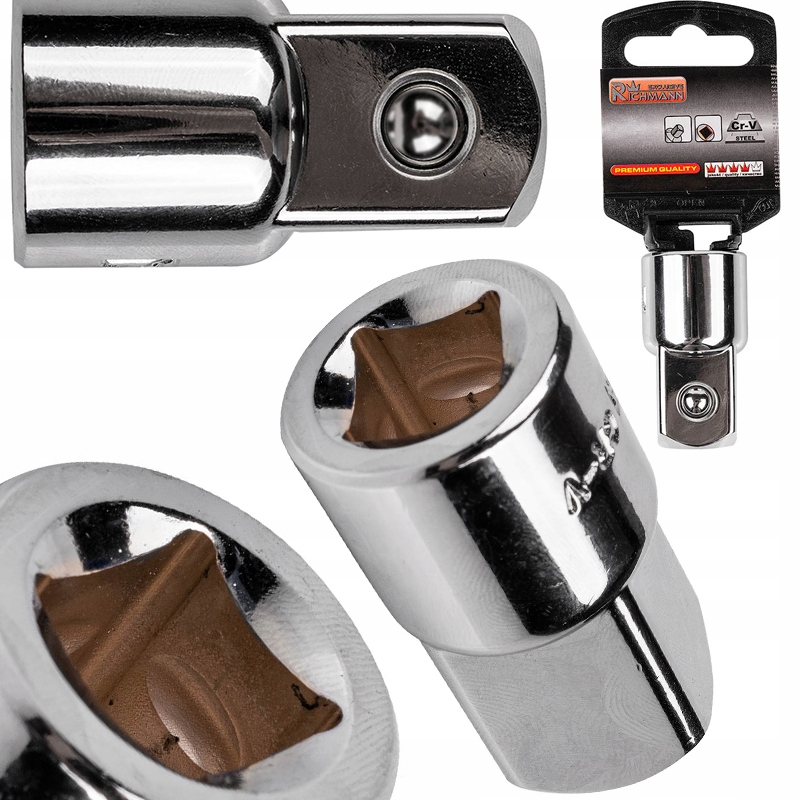 Adapter Do Nasadek Kluczy Nasadowych Przejściówka 1/2" Na 3/4" Kwadrat Cr-v