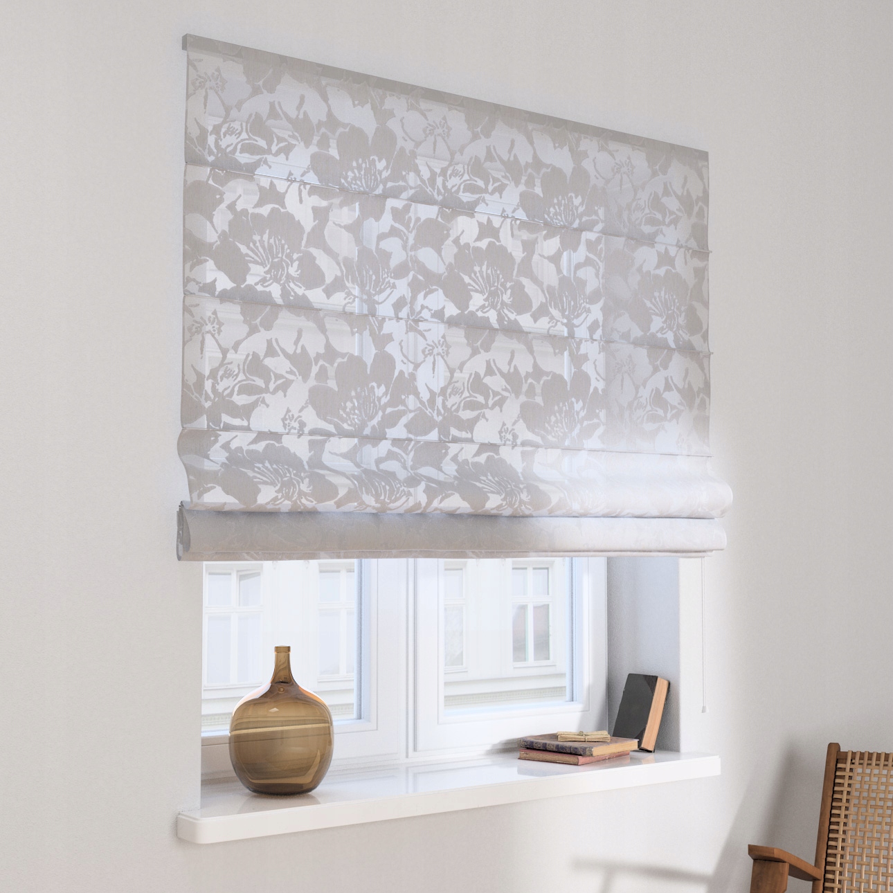 Hotová římská roleta Capri 110 x 150 cm bílá