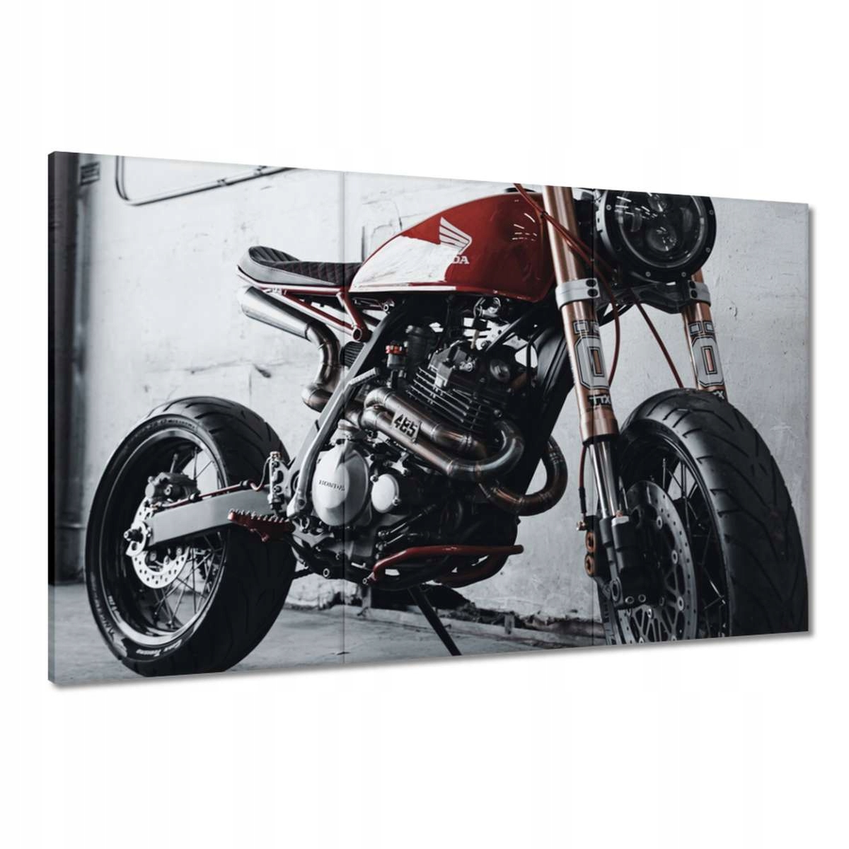 Obrazy 120x80 Honda Motocykl Garáž Moto