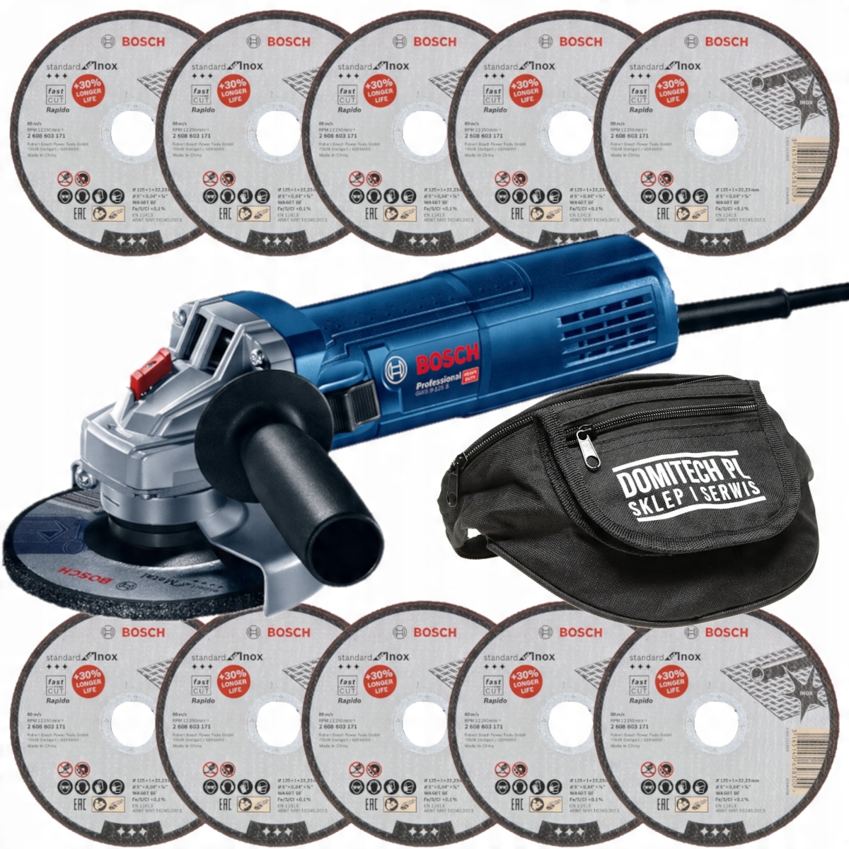 

Szlifierka Kątowa 1200W Gws 12-125 S Bosch +tarcze