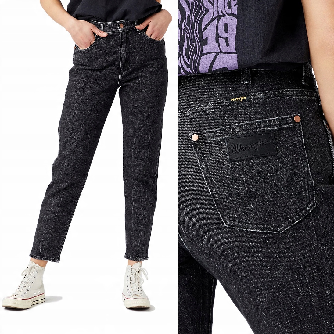 

Wrangler Mom Jeans Relaxed Mountain Rock W32 L32