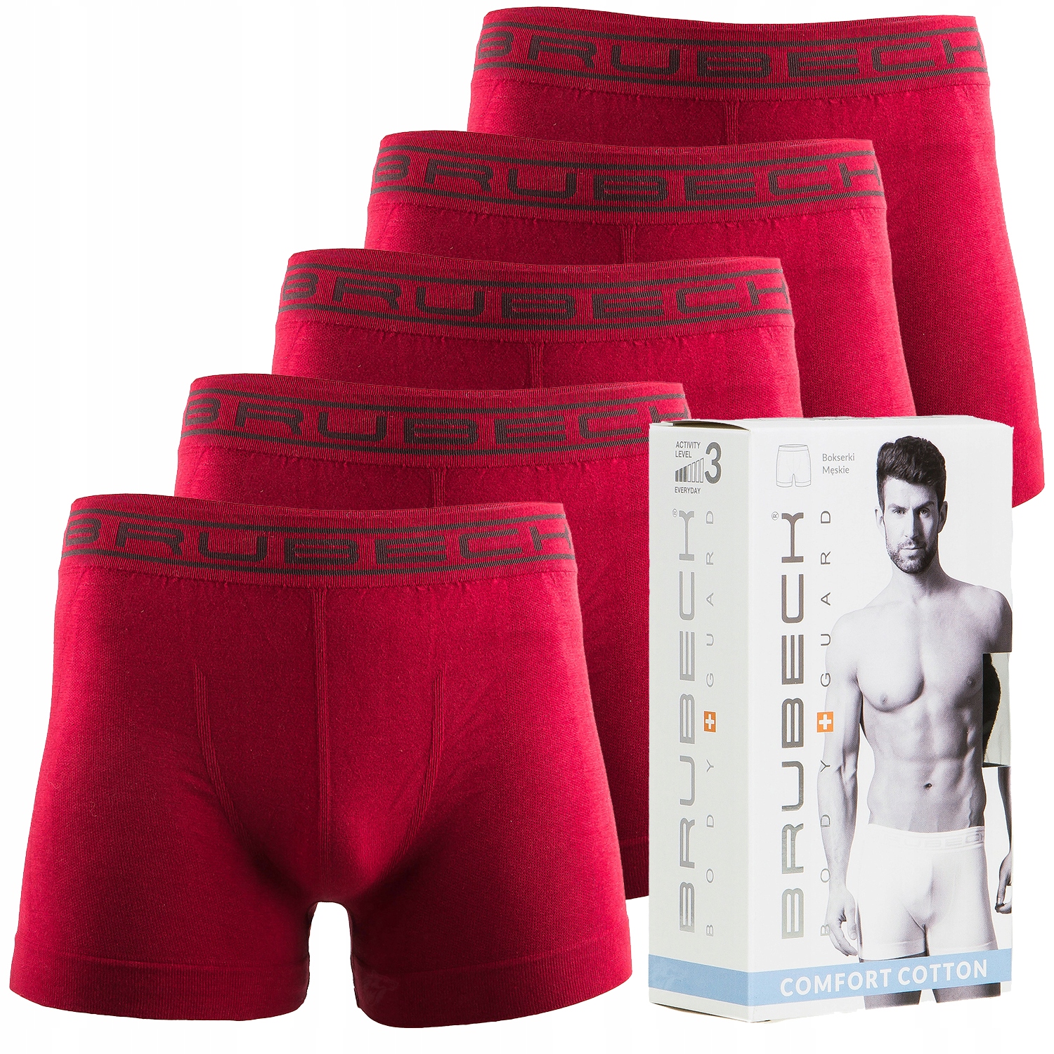 

Zestaw Bokserki Męskie 5szt Brubeck Cotton S