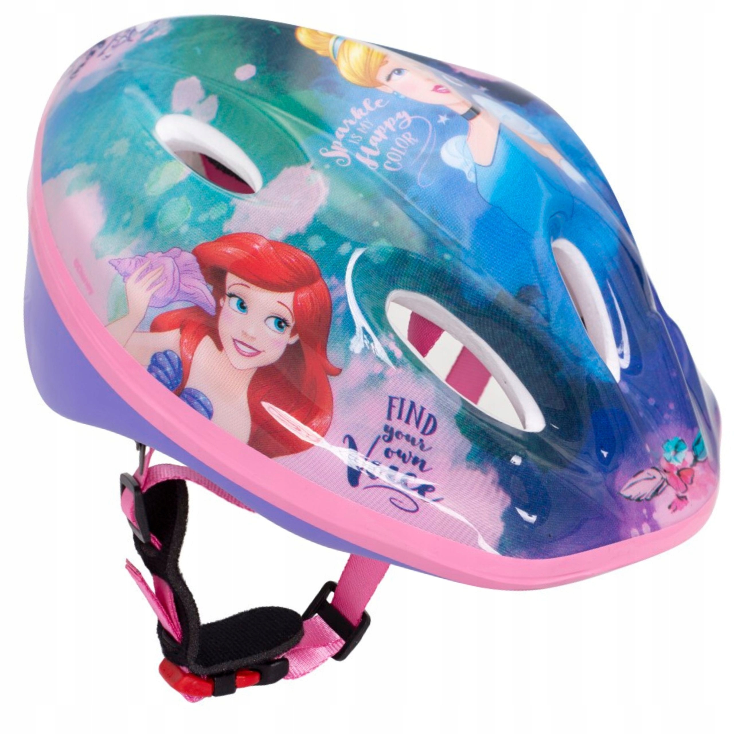 KASK ROWEROWY SPORTOWY REGULOWANY DZIEWCZĘCY PRINCESS 52-56 M