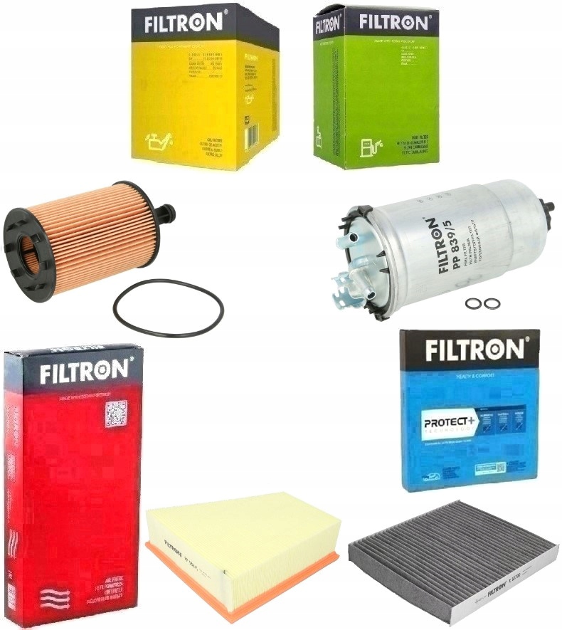 

Filtron Zestaw Filtrów Vw Polo 9N 9A4 1.4/1.9 01-