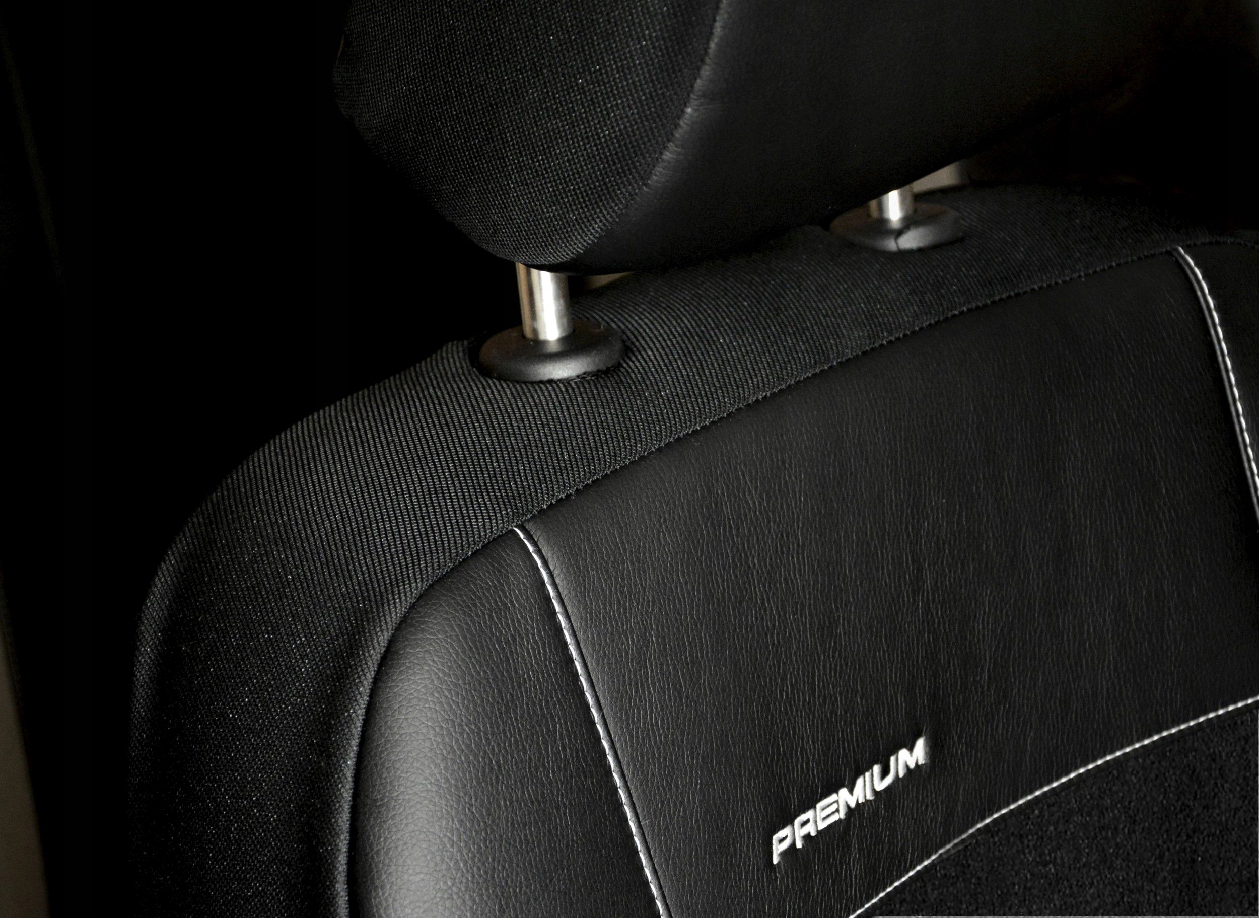 Pokrowce na FOTELE samochodowe do Ford Mondeo MK4 2007-2014 EKO SKÓRA Kolor czarny