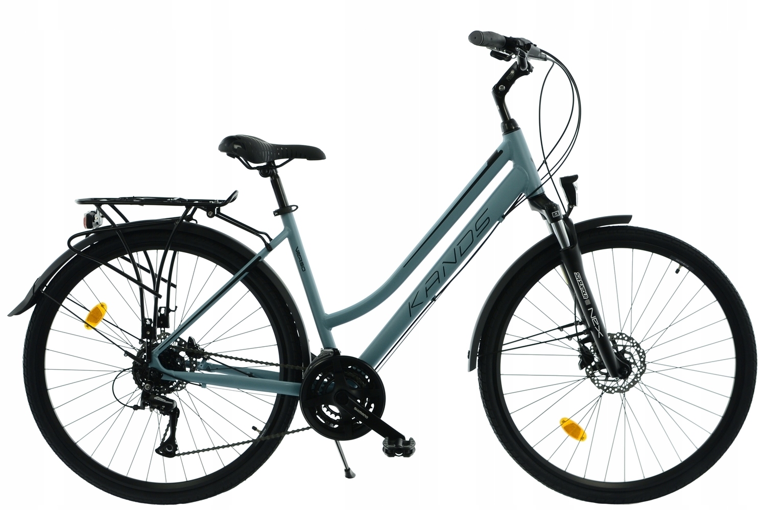 Rower Trekkingowy Kands 28 Verso V1 r19' błękitny Shimano Hydraulika r25D