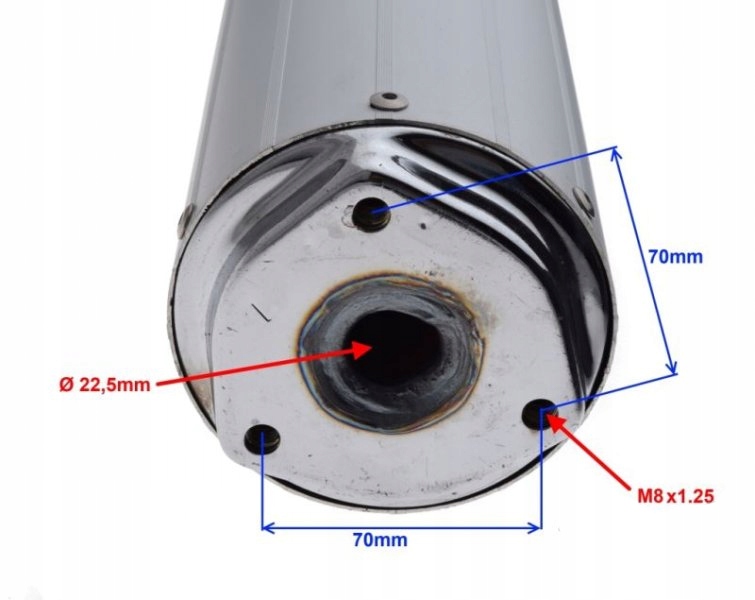 TŁUMIK 4T GY6 SKUTER ROMET BARTON JUNAK ZIPP INCA Producent WM
