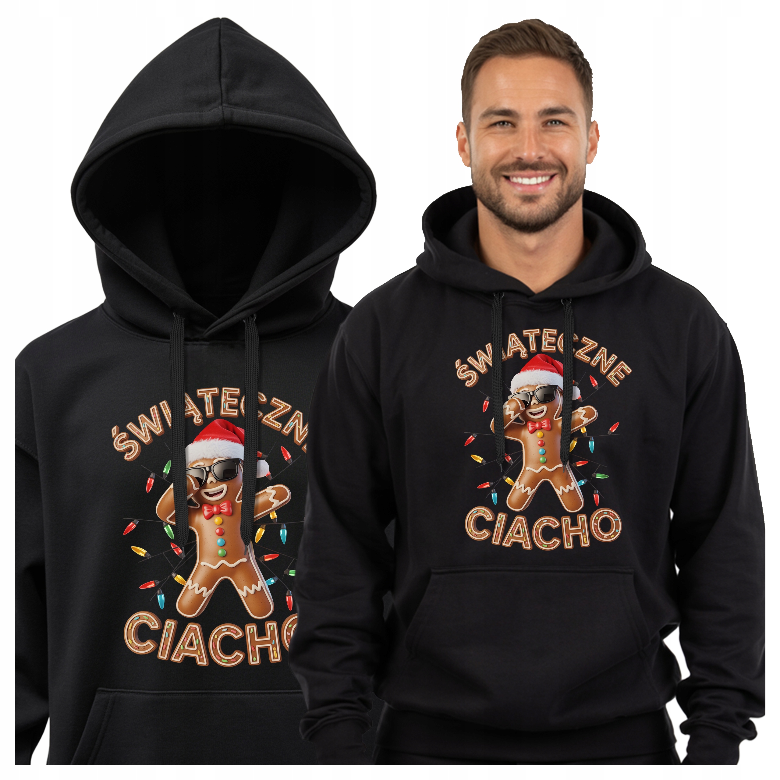 Mikina S Kapucí Dárek K Vánočnímu Tančícímu Perníku Ciacho 3