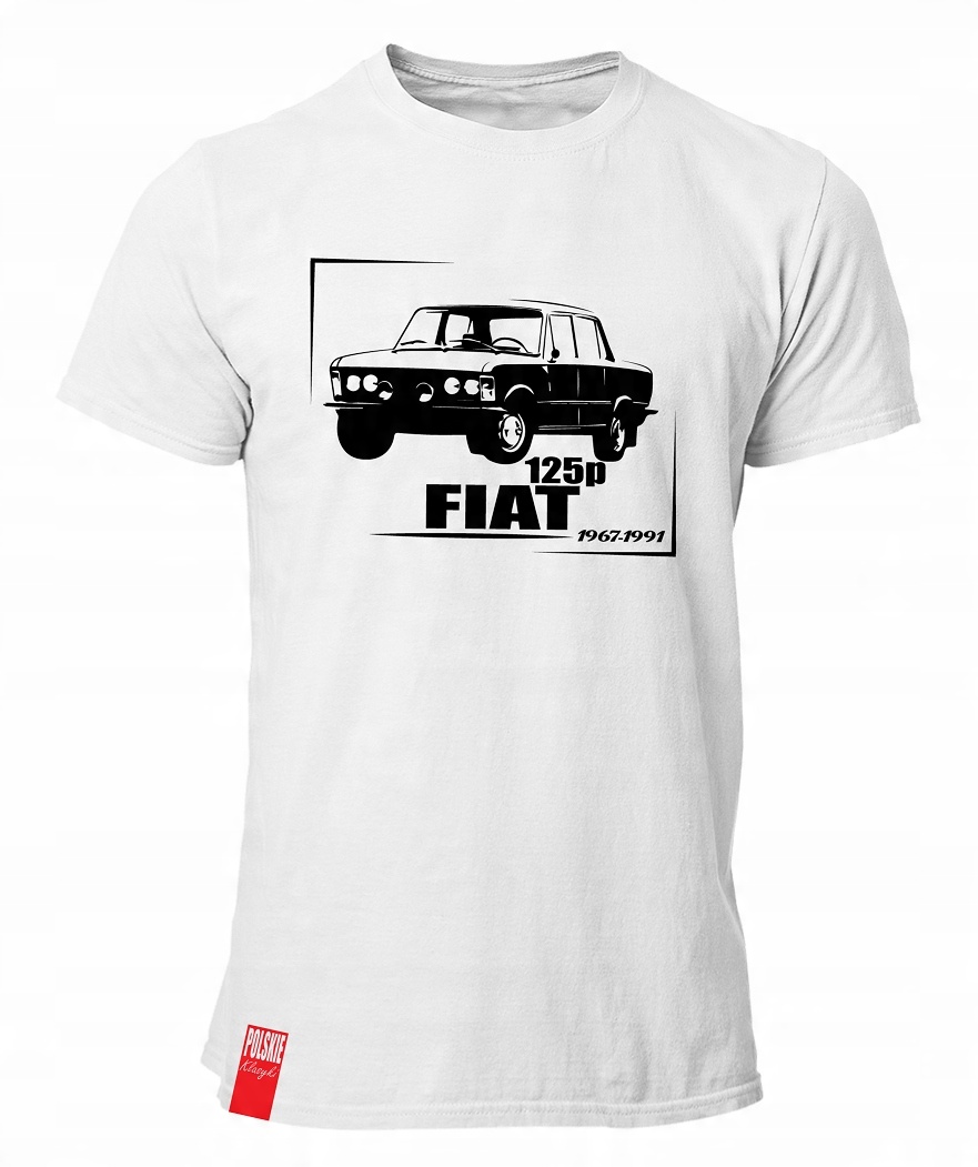

Koszulka T-shirt Duży Fiat 125p Fso samochodowa