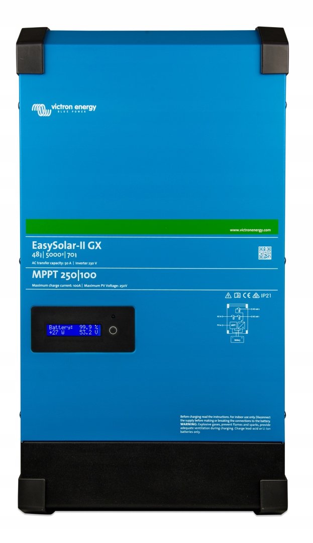 EasySolar-II Gx 5kVA inwerter, ładowarka i Mppt w jednym