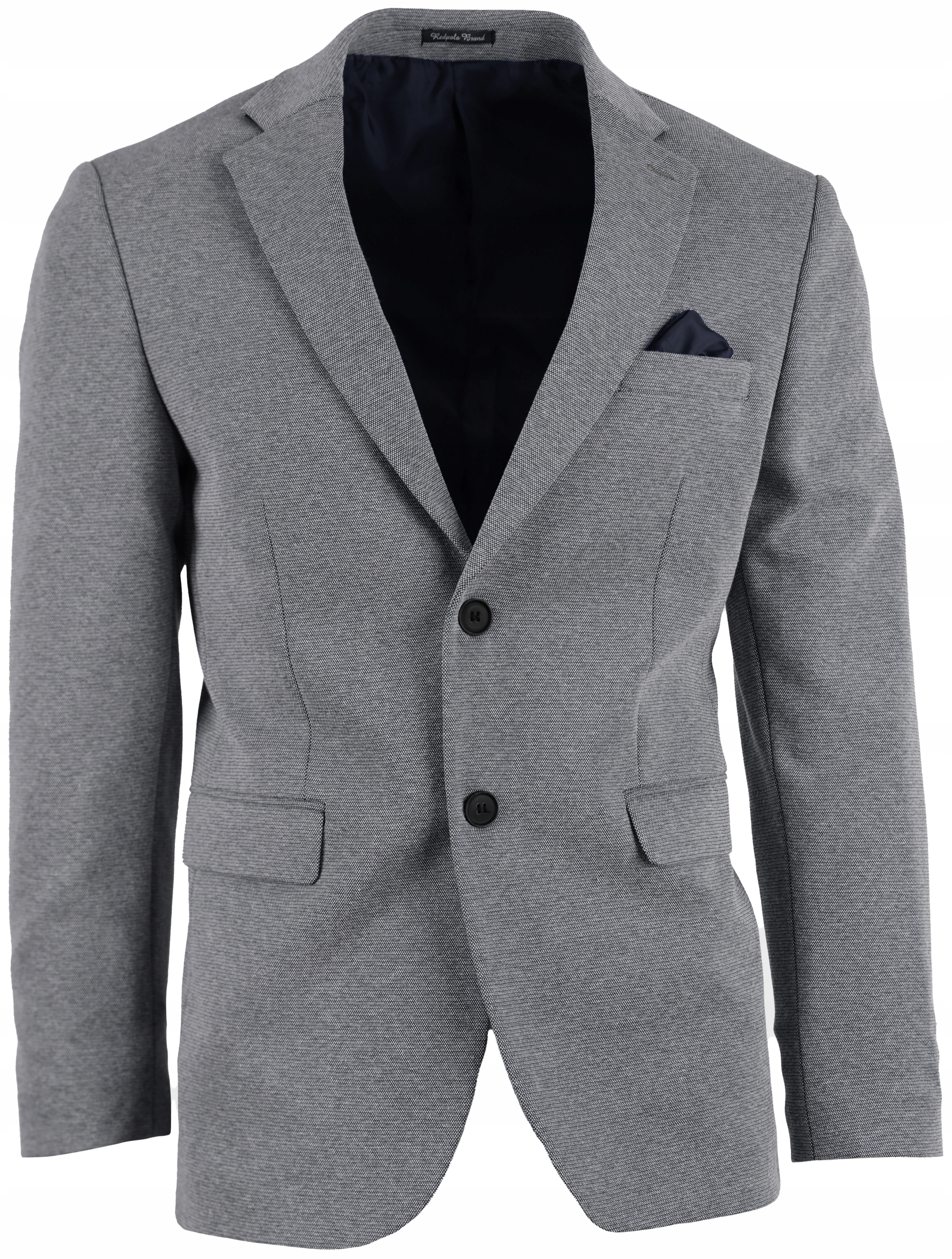 MARYNARKA MĘSKA BAWEŁNIANA SZARA ELEGANCKA WIZYTOWA CASUAL TURECKA 48 Marka inna