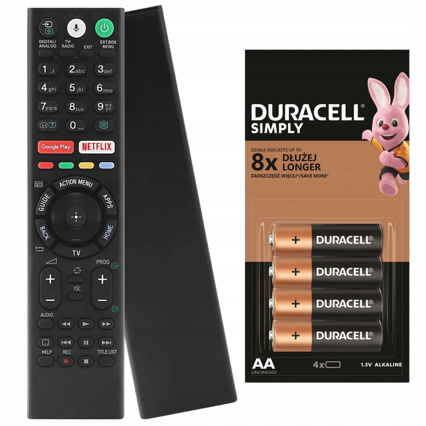 Dálkový Ovladač Pro Sony RMF-TX310E KD-65XG8096 KD-70XF8305 KD-75X780F Baterie Aaa