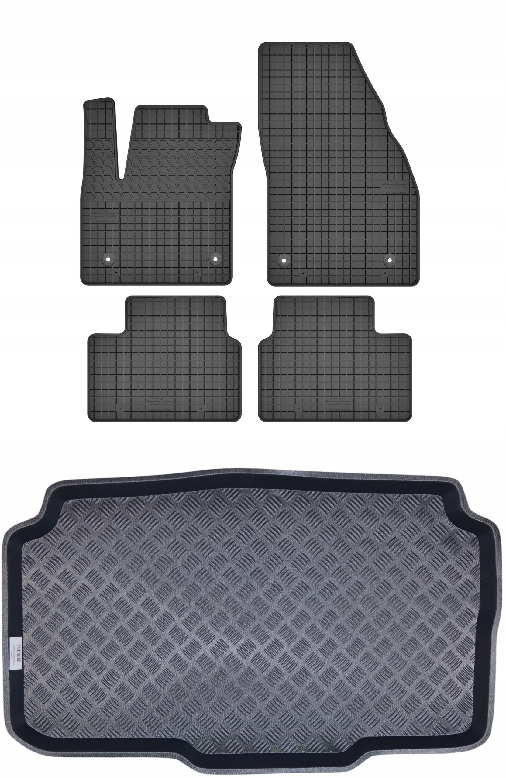 koberečky nosič pro: Opel Meriva B 2014-2017 minivan