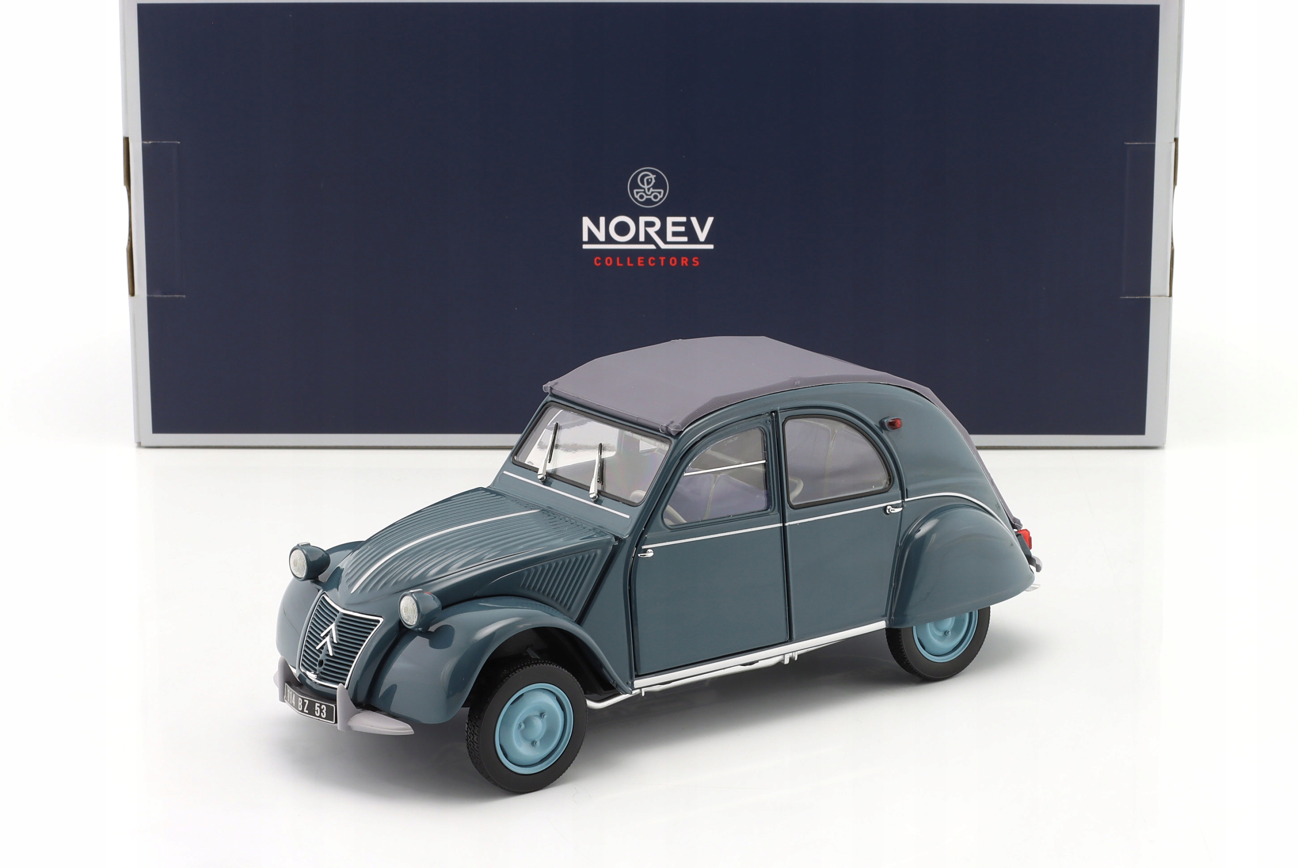 Norev Citroen 2CV Azl 1959 Glacier Blue 1:18