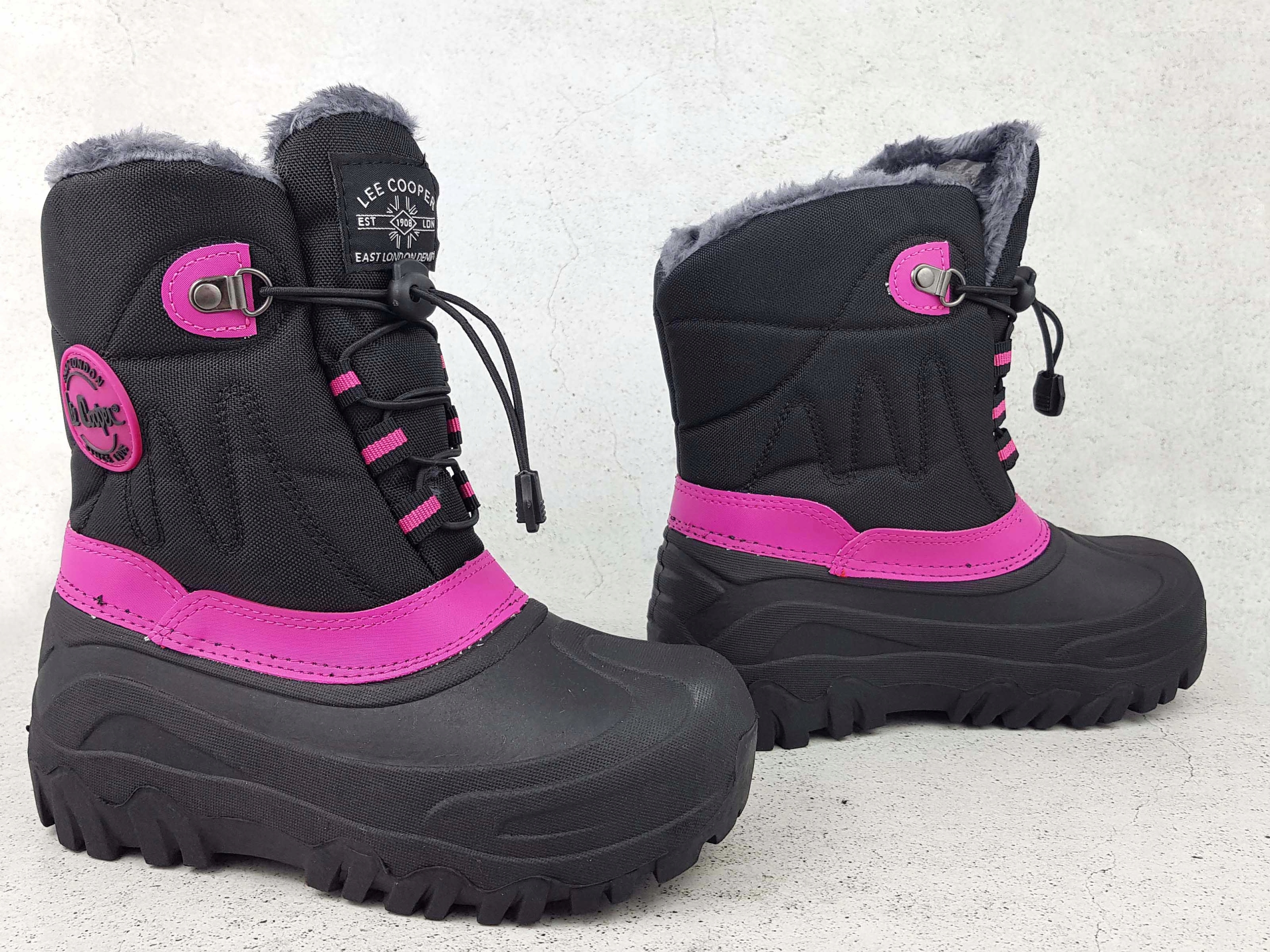 LEE COOPER SNOW ŚNIEGOWCE DZIECIĘCE BUTY OCIEPLANE Rozmiar 35