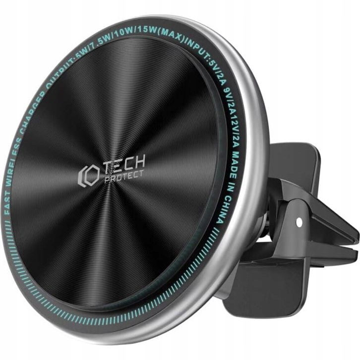 Držák do auta pro MagSafe na mřížku ventilace, Tech-Protect nabíjení Qi